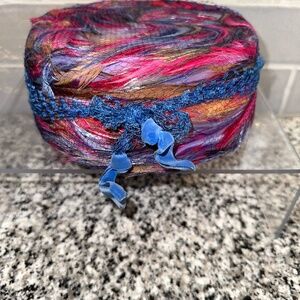 Vintage AMY New York Pillbox Hat ~ Multicolor